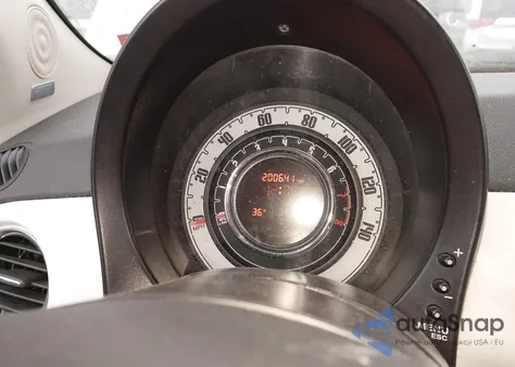 2012 Fiat 500C Lounge z USA, uszkodzony, nr VIN 3C3CFFER3CT241004